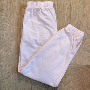 Rare Brandy Melville baby pink Rosa sweatpants